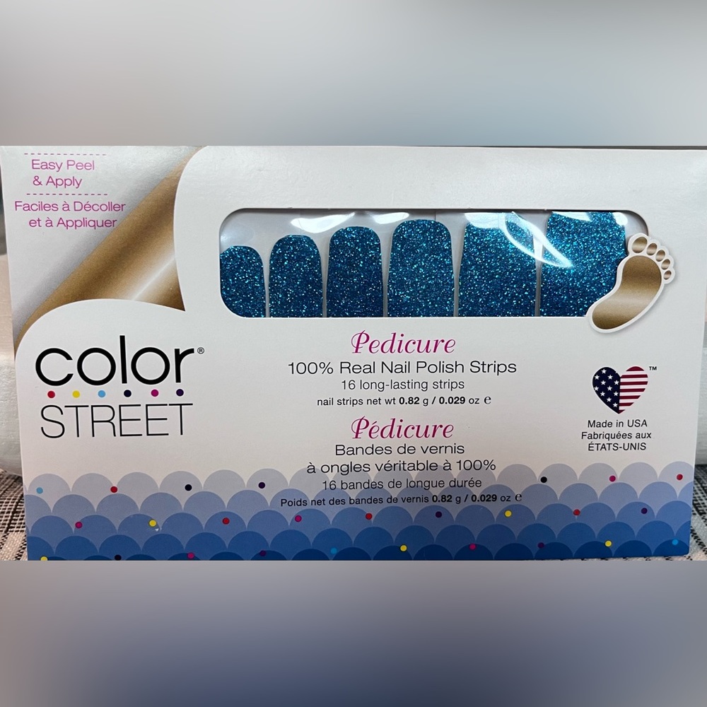 Color Street How Swede It Is Glitter Pedicure Strips